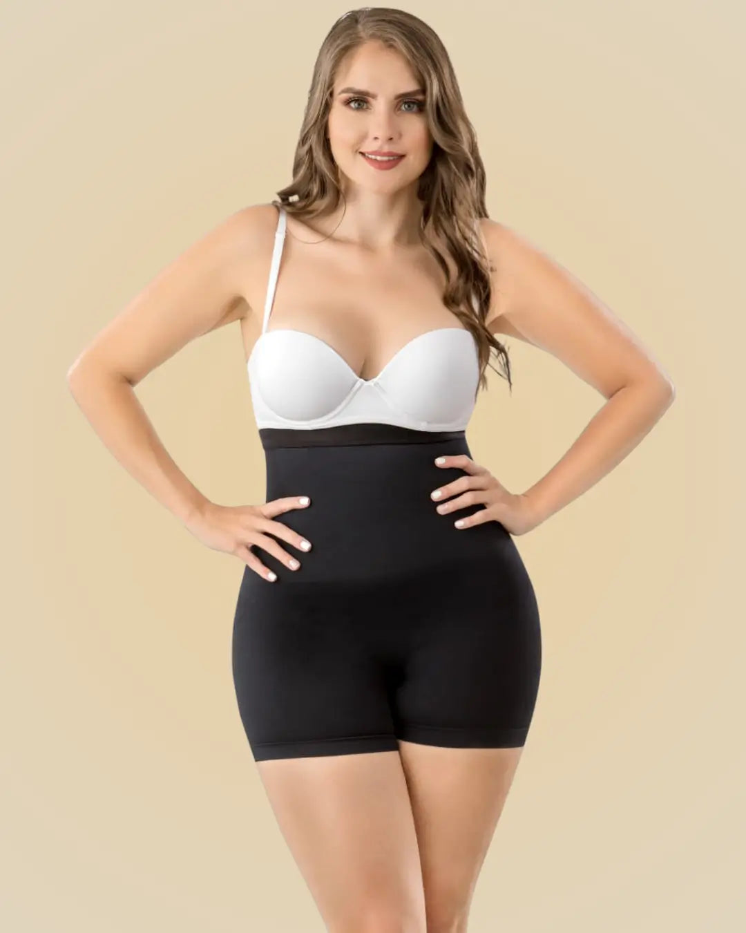Llama ®| Cinturilla Tipo Cachetero - Abdomen Plano (Reduce hasta 2 Tallas) | Candela® Ref Bd 604
