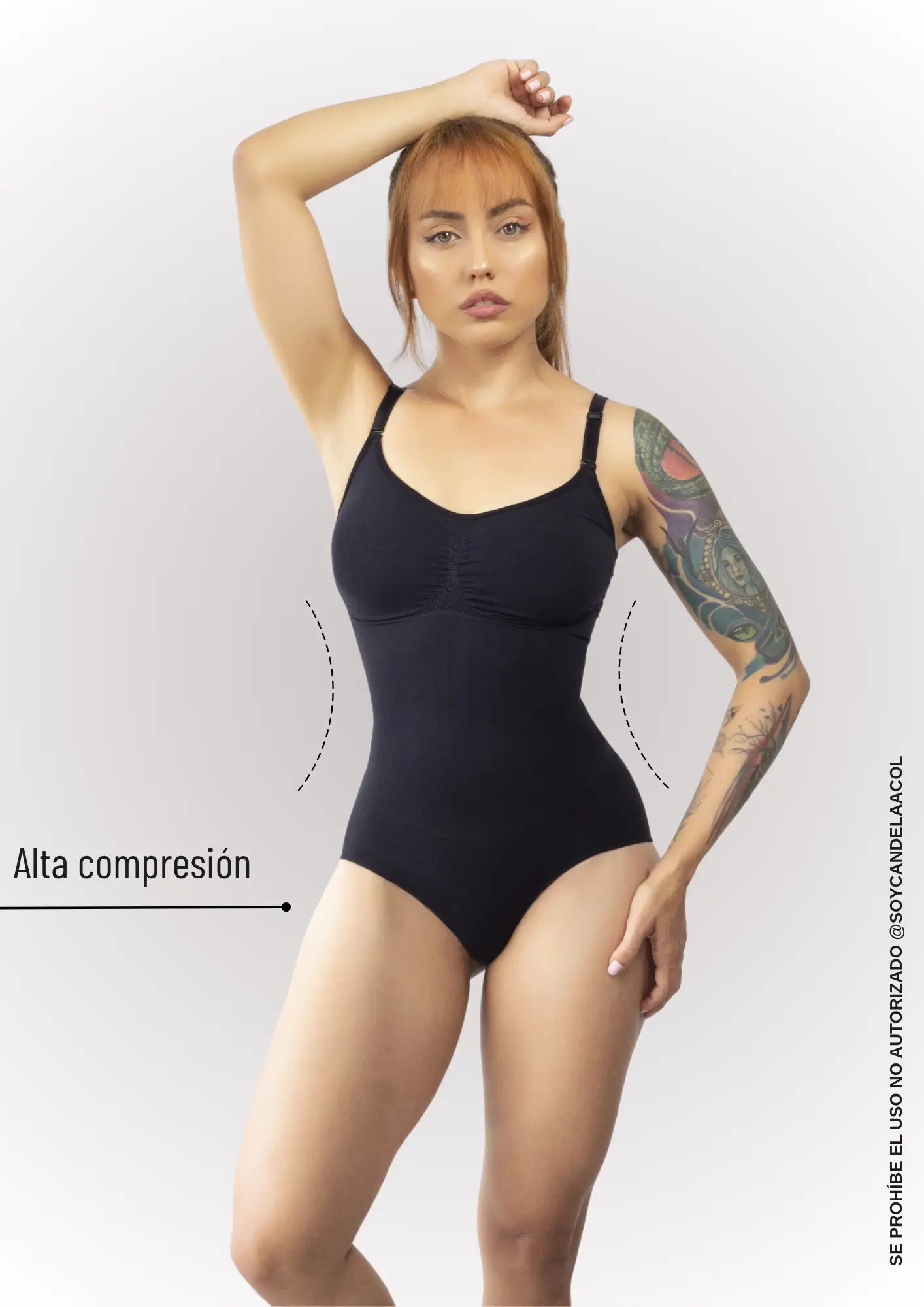 TENTACIÓN ® | Body Faja Seamless - Moldea Cintura, Abdomen y Realza Glúteos y Busto | Invisible, Nadie lo notará